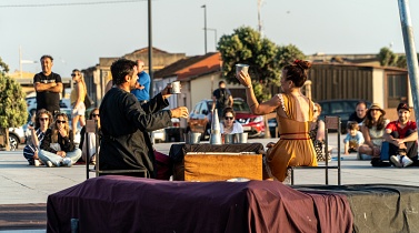 Praça do Mar foi o palco para mais um espetáculo SOMOS PATRIMÓNIO - Programação Cultural em Rede